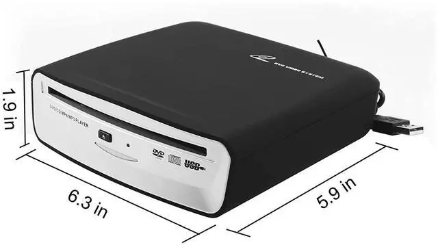Alt view image 5 of 6 - Portable Universal CD Player for Car with USB Port AUX Port,USB External CD Player for Vehicle,Laptop,Desktop,TV,Mac,Computer,for Android 4.4 and Above Navigation