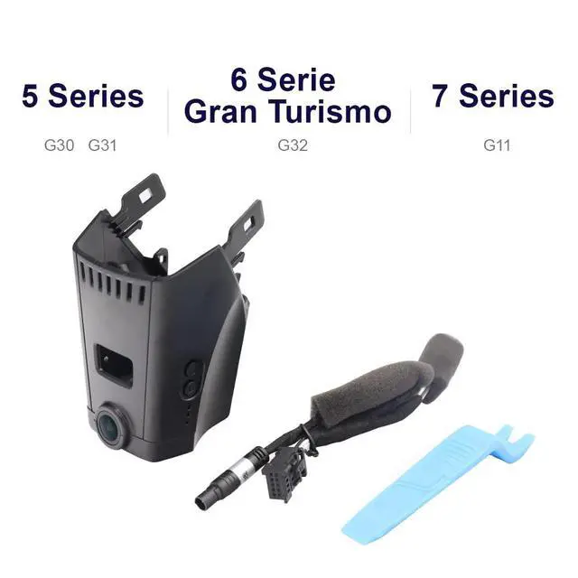 Alt view image 6 of 6 - 4K Dash Cam Adapts for BMW 5 7 Series 2018-2023 530i 540i 530e M550i 740i 750i M760i 745e Xdrive (G30/G11), OEM Look, 2160P UHD Video, WiFi & APP, Loop Recording G-Sensor, Plug&Play, 64GB Card