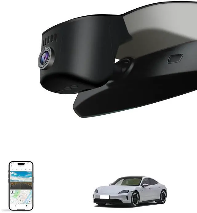 Main image of Single Channel 4K Dash Cam for Porsche Cayenne(E3) 2019-2026, 911(992) 2020-2024, Panamera(971) 2017-2026,Taycan 2020-2026,Macan 2025-2026,OEM-Style,Easy Installation,WiFi & App,64G Card