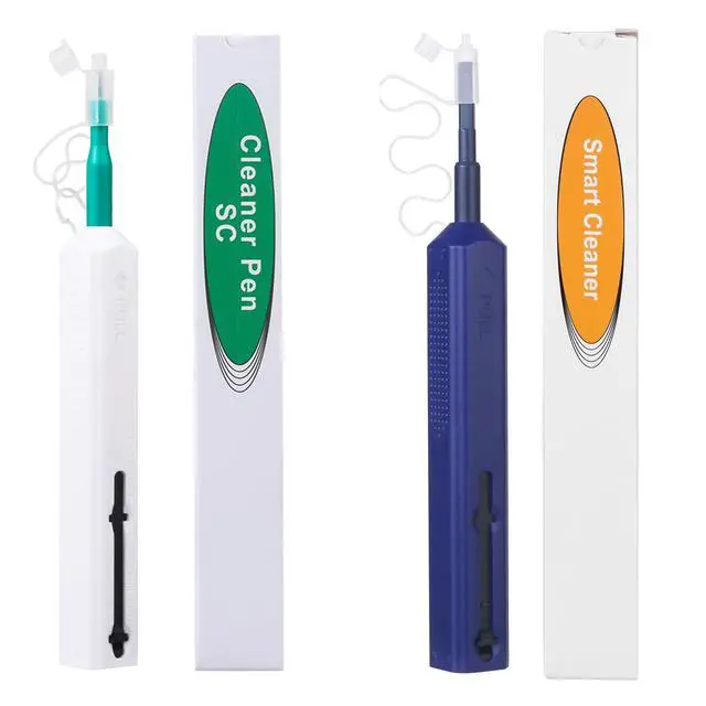 Alt view image 6 of 6 - 10PC Fiber Cleaner Fiber Optic Tools Cleaning Pen for 1.25 mm & 2.5mm SC/FC/ST/LC/MU Connector Over 800 Cleans Fiber End Face Cleans & Optical Connector Cleans