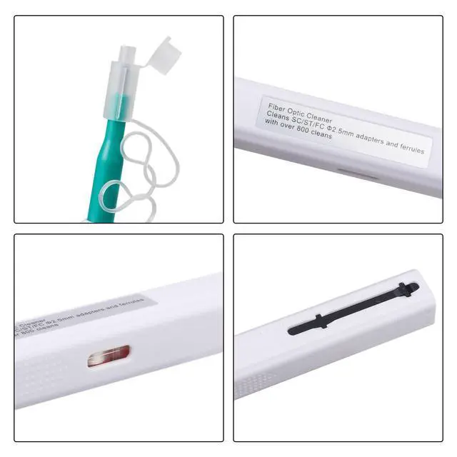 Alt view image 3 of 6 - 10pcs Optical Fiber Cleaning Pen 2.5mm Ferrules SC/ST/FC Optical Fiber Connector Cleaning Pen Been Cleaned for More Than 800 Times