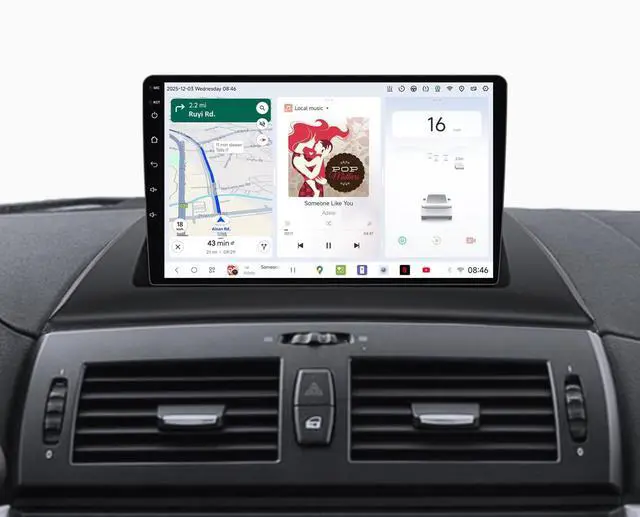 Main image of DUDUAUTO DUDU3 Car Radio for BMW X3 E83 2004-2012 Stereo Update 8-Core 4GB+64GB 9" Carplay & Android Auto Head Unit w/DIY Wallpaper Custom Layout Touch Screen for Navigation,Music,Radio