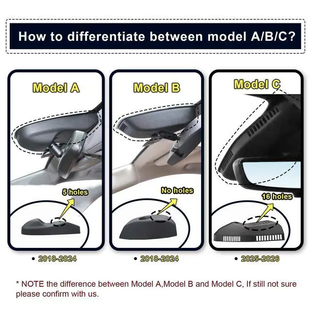 Alt view image 2 of 6 - Front 4K & Rear 1080p Dash Cam for GMC Terrain 2018-2024(Model A), SL SLE AT4 Denali, Model A & Model B Have Same Models Years but Vehicle Sensor Cover are Different, Free App, GPS, 128GB Card