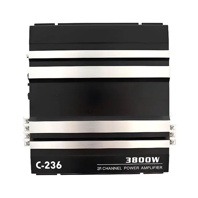 Alt view image 3 of 5 - Car Power Amplifier 2-Channel Amplifier Stereo Audio Subwoofer Amp 12V (2 Channel)
