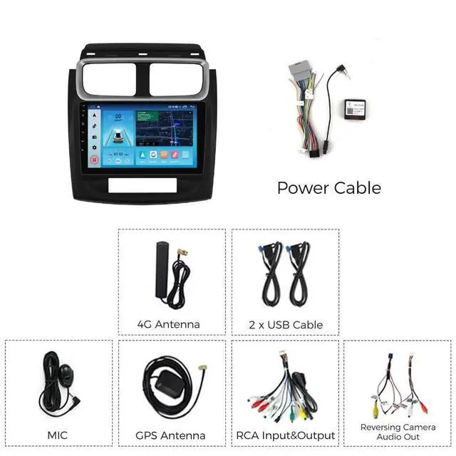 Alt view image 3 of 6 - Android Car Stereo for Dodge Avenger 2011 2012 2013 2014 Head Unit,1280 * 720 Resolution Touch Screen Upgrade with 4G LTE Wireless CarPlay/Android Auto,8 core 2+32G