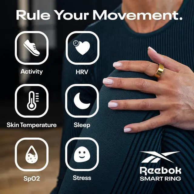 Alt view image 6 of 6 - Smart Ring for Women or Men - Matte Black, Size 10 Fitness Ring - The Next Generation of Wearable Technology - Fitness and Sleep Tracker - Monitors Wellbeing and Recovery