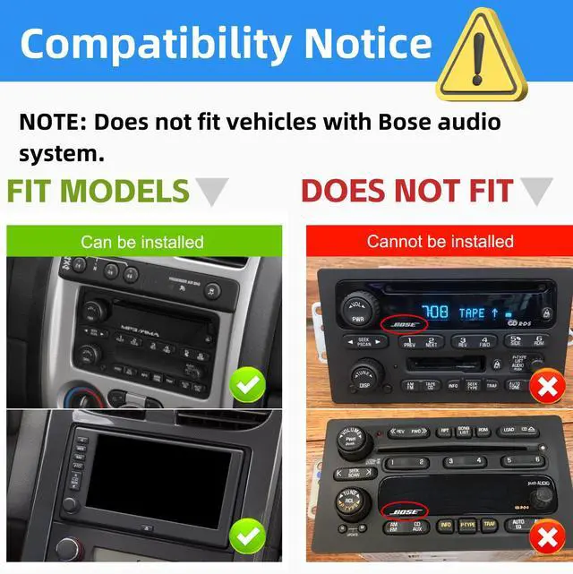 Alt view image 2 of 6 - 4Core+64GB Android Car Stereo for Chevy Silverado Tahoe Suburban 2003-2006, for GMC Sierra Yukon Hummer H2, 7-Inch Touchscreen Car Radio with Wireless Carplay Android Auto DSP SWC+Backup Cam