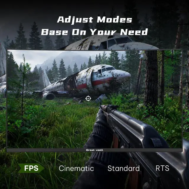 Alt view image 5 of 6 - 24 Inch Curved Gaming Monitor 200Hz, 1ms MPRT, FHD 1080P Computer Monitor with 3000R Curvature, AMD FreeSync, 98% sRGB, HDR, DP HDMI Inputs, VESA for Home Office Esports