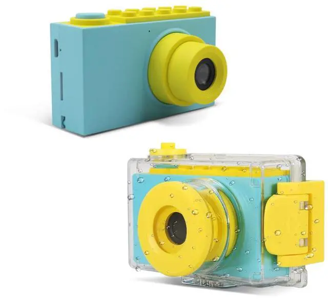 Main image of myFirst Camera 2 - Kids Action and Underwater Camera, 8MP 1080P HD Video, Webcam, for Toddler, Tripod Mount, MicroSD Card, Neck Lanyard, Christmas or Birthday Gift for Kids 3-12 (Blue)