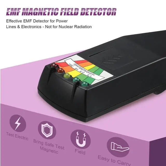 Alt view image 5 of 6 - 7 Pcs Ghost Hunting Equipment Kit 1 Electromagnetic Paranormal Radiation Detector 1 Digital EVP Voice Recorder 1 Hand Held Radio 1 UV Flashlight 3 LED Light up Cat Balls, 8gb(Multicolor)