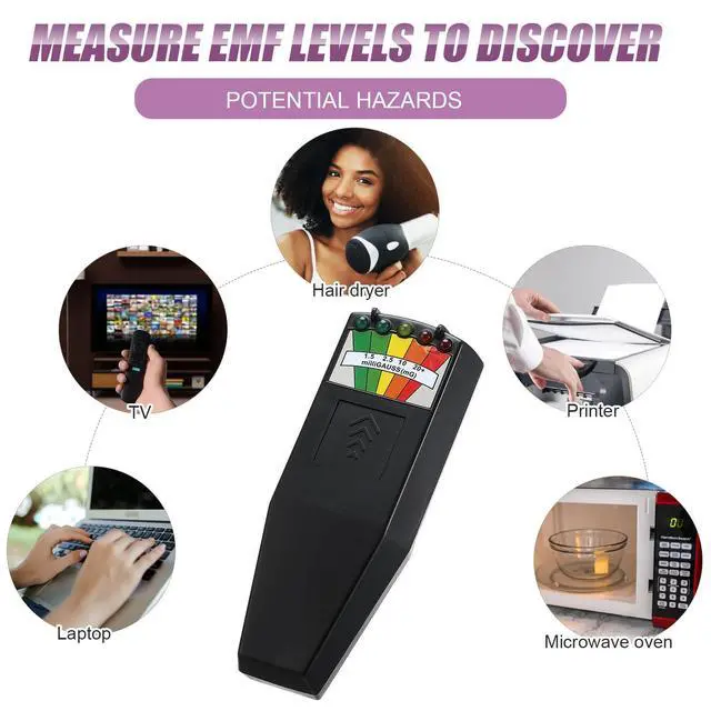 Alt view image 6 of 6 - 7 Pcs Ghost Hunting Equipment Kit 1 Electromagnetic Paranormal Radiation Detector 1 Digital EVP Voice Recorder 1 Hand Held Radio 1 UV Flashlight 3 LED Light up Cat Balls, 8gb(Multicolor)
