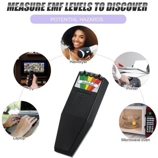 Alt view image 3 of 6 - 7 Pcs Ghost Hunting Equipment Kit 1 Electromagnetic Paranormal Radiation Detector 1 Digital EVP Voice Recorder 1 Hand Held Radio 1 UV Flashlight 3 LED Light up Cat Balls, 8gb(Clear)