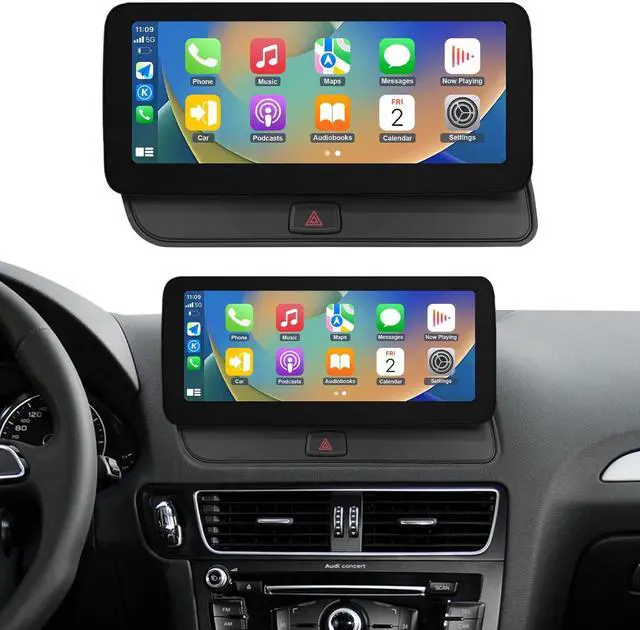Main image of 12.3 inch Touchscreen Wireless CarPlay Android Auto Multimedia Car Radio Receiver for Audi Q5 with MMI 2G System (2009-2017), Support Mirrorlink, Camera, Navigation