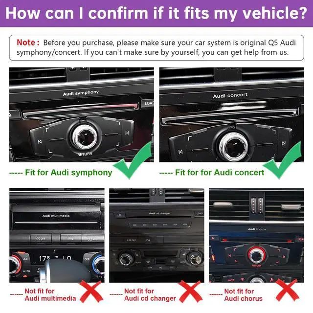 Alt view image 2 of 6 - 12.3 inch Touchscreen Wireless CarPlay Android Auto Multimedia Car Radio Receiver for Audi Q5 with MMI 2G System (2009-2017), Support Mirrorlink, Camera, Navigation