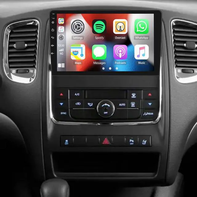 Main image of 4+64G Car Stereo Radio for Dodge Durango 2011 2012 2013, 10.1" Android 13 Wireless Car Radio Stereo Touchscreen Head Unit with CarPlay Android Auto GPS Navi SWC DSP FM WiFi Bluetooth Camera Mic