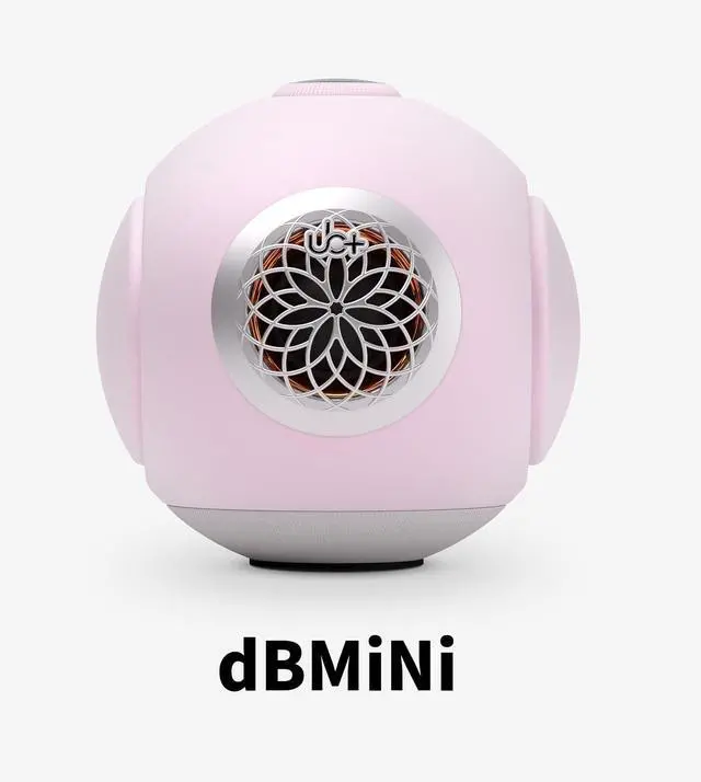 Alt view image 2 of 6 - dBMiNi Waterproof Portable Bluetooth Speaker, 40W Peak Dual Subwoofers Deep Bass Wireless Speaker for Outdoor/Garage/Home/Office, IPX5 Rugged Travel Speaker (Petal Pink)