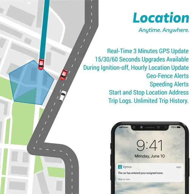 Alt view image 3 of 6 - Fleet: GPS Tracker No Monthly Fee, 4G LTE OBD, Real Time Fleet Car/Truck Tracking, SIM, Free 1 Year Data Plan, Trips, Vehicle Diagnostics, Driver Safety Alerts, Fuel Report, Emission Report (1)