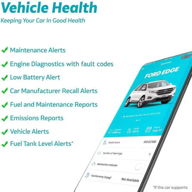 Alt view image 5 of 6 - Fleet: GPS Tracker No Monthly Fee, 4G LTE OBD, Real Time Fleet Car/Truck Tracking, SIM, Free 1 Year Data Plan, Trips, Vehicle Diagnostics, Driver Safety Alerts, Fuel Report, Emission Report (1)