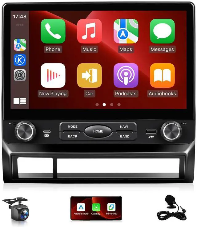 Main image of 4G+64G Car Stereo for Toyota Tacoma 2005 to 2015 Radio Wireless Carplay Android Auto, 10.2" IPS Touch Screen for Tacoma GPS Navigation Head Unit 5G WiFi/FM RDS/EQ/DSP HiFi Audio/Camera/MIC