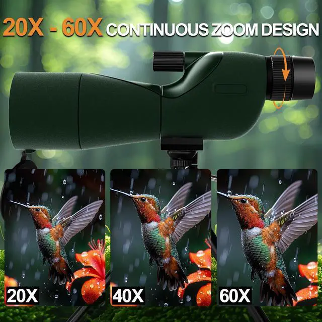 Alt view image 2 of 6 - Monocular Telescope with Tripod,Bird Watching Gifts for Men and Nature Lovers - Outdoor Nature Exploration & Stargazing, Birthday Gifts for Father, Graduation Gifts for Teens