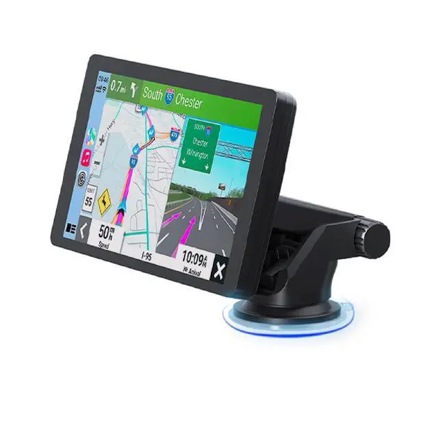 Alt view image 2 of 6 - INTELLIDASH 7" HD Touchscreen Portable Apple CarPlay Wireless Android Auto Screen for Car, Bluetooth Stereo, Backup Camera Support, Mirror Link, GPS Navigation, Siri, Google, SiriusXM