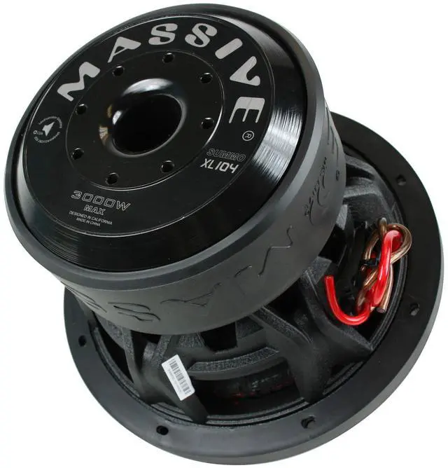 Main image of 10" 3000 Watt Subwoofer Dual 4 Ohm Competition SUMMOXL104