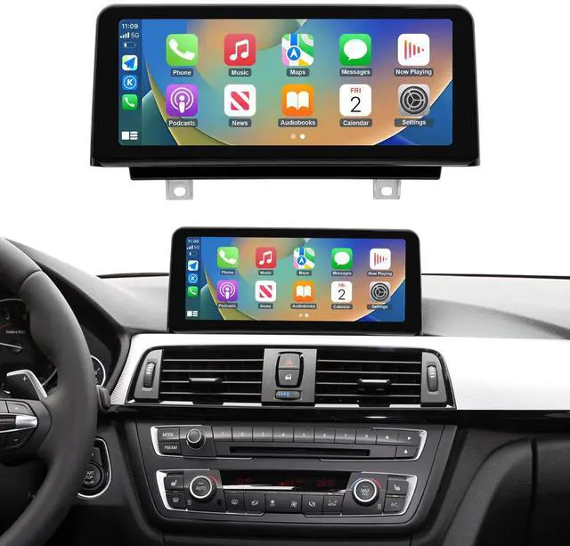 Main image of 2026 Upgraded 10.25" Touchscreen Wireless CarPlay Android Auto Receiver Compatible with BMW 3/4 Series F30/F31/F32/F33/F34/F36 (20122016), for NBT System
