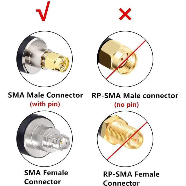 Alt view image 4 of 5 - SMA Cable, SMA Extension Cable SMA Male to SMA Female Low Loss KMR400 SMA Coax Cable for 3G 4G LTE, 5G Modems/Routers, Ham, ADS-B, SDR Equipment(75FT)