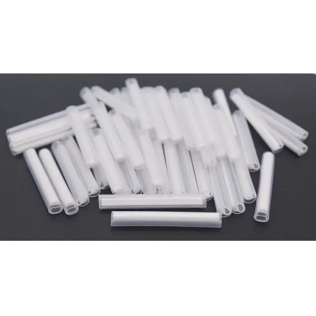 Alt view image 3 of 6 - Ribbon Mass Fiber Optic Fusion Splice Protection Sleeves up 12 cores Single Fibers Clear with Ceramic Strength Rustproof -1000PCS with Storage Box