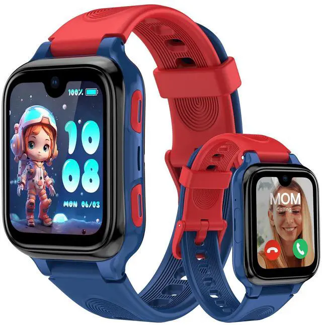 Main image of K9 Kid AI Smartwatch with GPS, 1.78'' AMOLED 4G for Kids with Video Call, Alarm Clock, School Mode, IP68 Waterproof Kids Smartwatch for Teens Ages 6 and Up