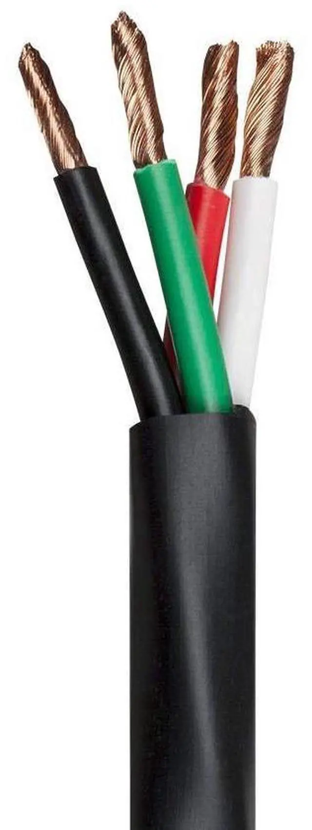 Main image of Nimbus Series 12 Gauge AWG 4 Conductor CMP-Rated Speaker Wire / Cable - 100ft UL Plenum Rated, 100% Pure Bare Copper With Color Coded Conductors