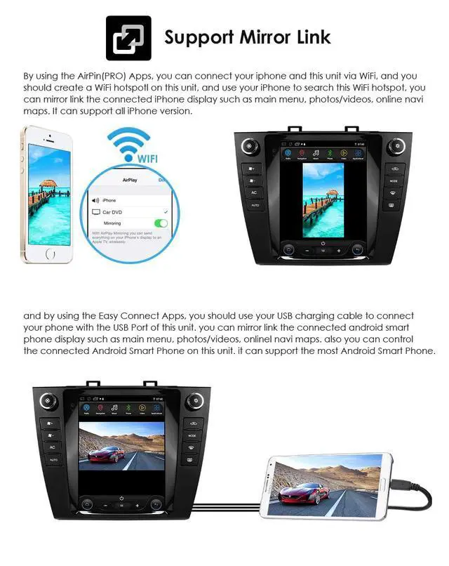Alt view image 4 of 6 - 2GB+64GB Android 14 Car Radio Stereo Upgrade for Subaru Legacy Outback 2015-2019 with 10.4" HD Touchscreen Wireless Apple Carplay | Android Auto WiFi GPS Navigation Bluetooth 5.0 FM,SWC,Car Tablet