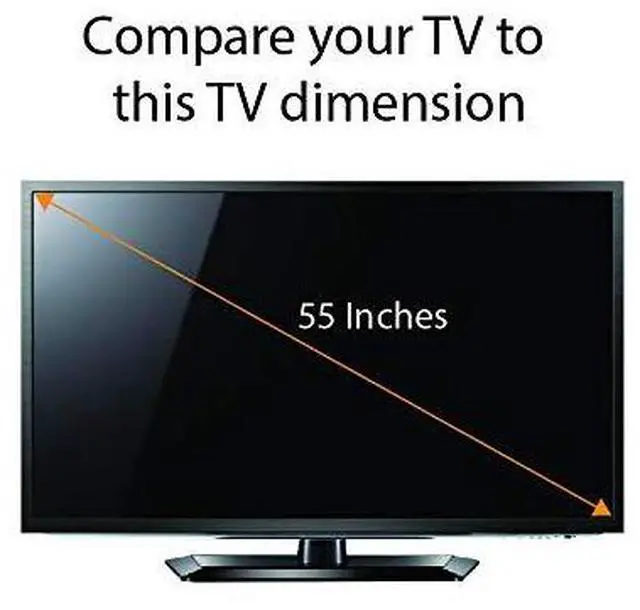 Alt view image 4 of 5 - Anti Blue Light Screen Protector for 55 Inches TV. Filter out Blue Light that relieve computer eye strain and help you sleep better (Ultra Clear Screen Protector, Not Anti-Glare)