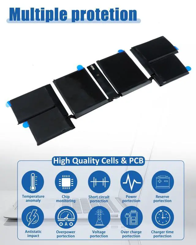 Alt view image 6 of 6 - A2485 A2527 Laptop Battery for MacBook Pro 16 inch (Late 2021) Battery A2485 EMC3651 - MK183LL/A MK193LL/A MK1A3LL/A MK1E3LL/A MK1F3LL/A MK1H3LL/A Series Notebook - 11.45V 99.6Wh