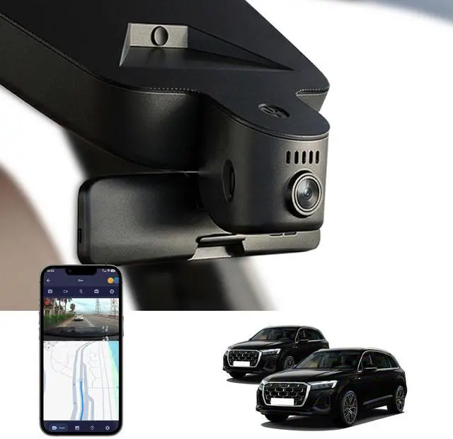 Main image of OEM Style 4K Dash Cam for Audi 2019-2026 A4 A6 Allroad A3 A5 Q5 S4 S6 Q7 A8 Q8 S8 TT A7 S5 Q3 e-tron,Loop Recording,Easy Installation,WiFi & App,64G Card