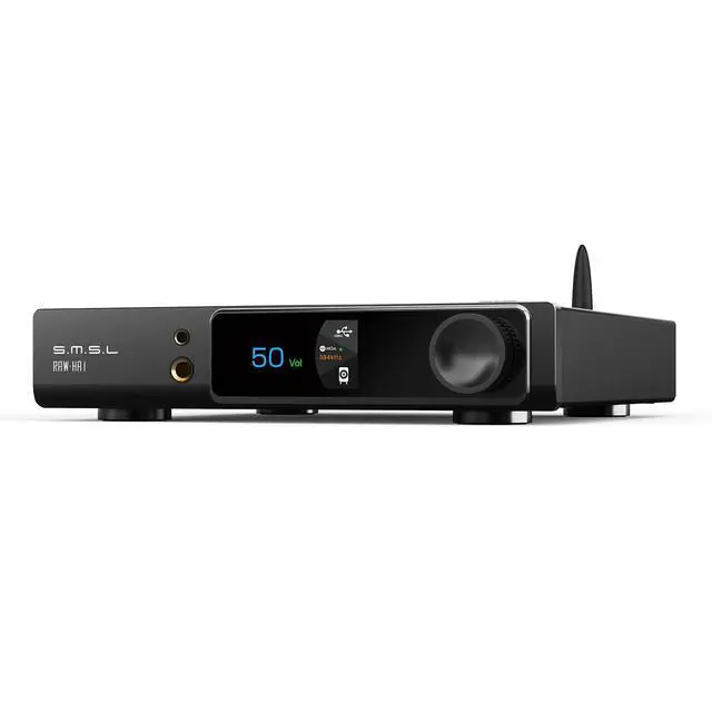 Alt view image 2 of 5 - SMSL RAW-HA1 Amplifier Equipped with Full-Function Remote Control Fully-Fitted LCD Screen
