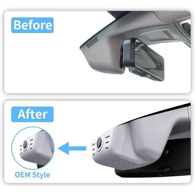 Alt view image 2 of 6 - Front 4K Dash Cam for Honda CR-V 2023-2025 Sport Touring EX EX-L Hybrid (Gen6)(Model B) Grey,Easy Installation,OEM-Style,Collision Detection,Loop Recording,WiFi & App,64G Card