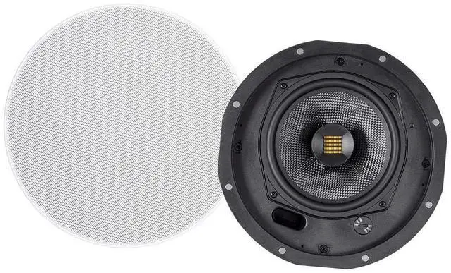 Main image of 3-Way Carbon Fiber In-Wall Column Speaker - 6.5 Inch, With Ribbon Tweeter, Black - Amber Series