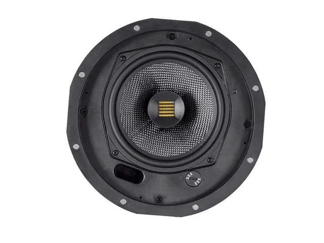 Alt view image 2 of 5 - 3-Way Carbon Fiber In-Wall Column Speaker - 6.5 Inch, With Ribbon Tweeter, Black - Amber Series