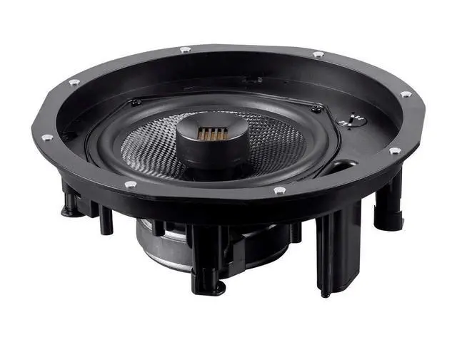 Alt view image 3 of 5 - 3-Way Carbon Fiber In-Wall Column Speaker - 6.5 Inch, With Ribbon Tweeter, Black - Amber Series