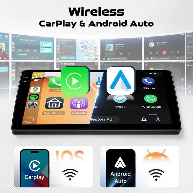 Alt view image 4 of 6 - 4GB+128GB Car Stereo for for Toyota Sienna (2011-2014), 9-Inch in-Cell Touchscreen 720x1280P Android Car Radio Wireless CarPlay Android Auto FM BT WiFi