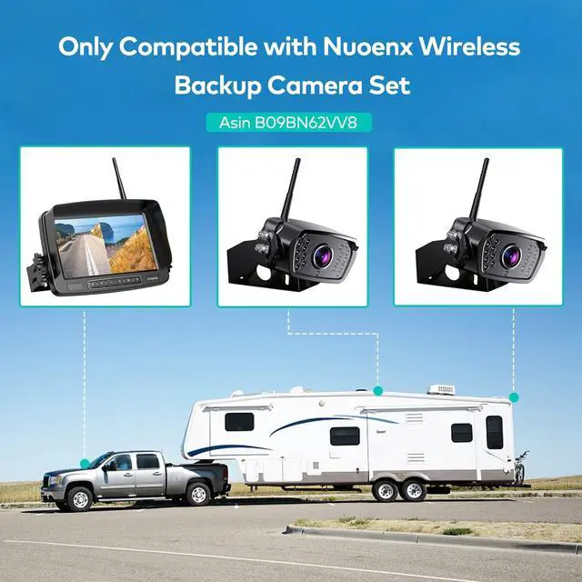 Alt view image 4 of 4 - Upgraded Wireless Backup Camera for 7 Inch Monitor