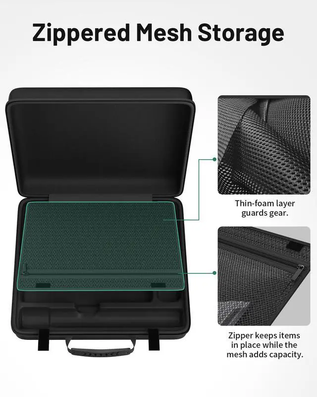 Alt view image 6 of 6 - Starlink Mini Tripod Mount Stand, Portable Aluminum Adapter, Compatible with New and Old Starlink Mini Models (Travel Set with Carry Case)