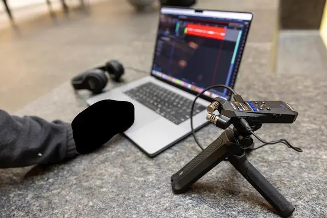 Alt view image 6 of 6 - H1essential Stereo Recorder with 32-Bit Float, USB Microphone, Bundle with Accessory Pack for H1essential, Over-Ear Stereo Headphones, 32GB microSD Card