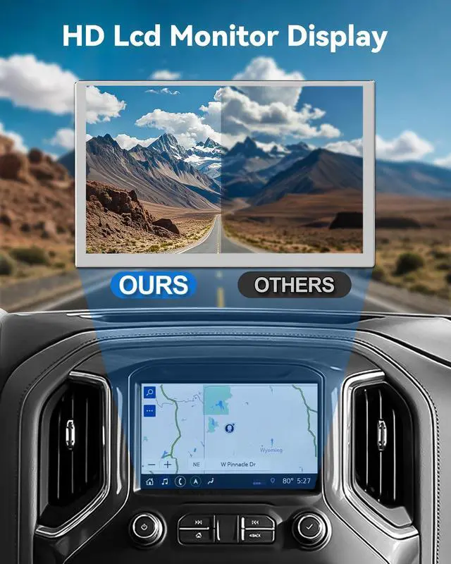 Alt view image 2 of 6 - 8" Touch Screen with LCD Digitizer Navigation Radio Replacement for Chevy GMC 2014-2018 Silverado Sierra, 2015-2019 Tahoe Yukon Suburban Colorado Canyon, 2017-2019 Acadia Terrain Replace # DJ080PA-01A