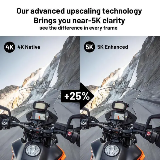 Alt view image 2 of 6 - 4K Dual-Screen Mini Body Camera, 5K Enhanced 64MP POV Action Camera with 130° Wide Angle & 30M Waterproof, EIS, Magnetic Body, WiFi & App Control, 128GB Storage for Cycling, Travel, Vlog