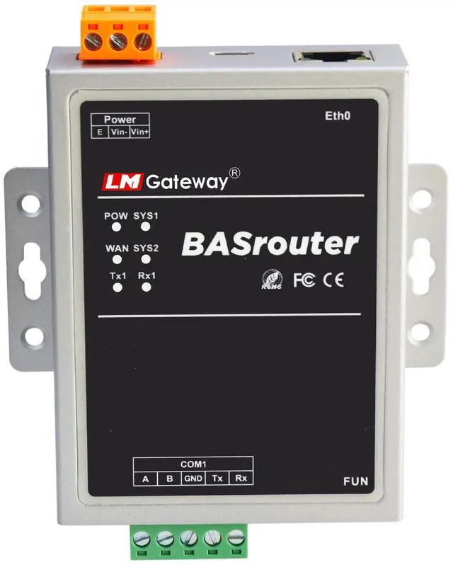 Main image of LM 101-B BACnet Router for Building Support, BACnet MS/TP to BACnet IP, 10/100 Ethernet with Auto-Negotiation and Auto-MDIX, Support for BBMD