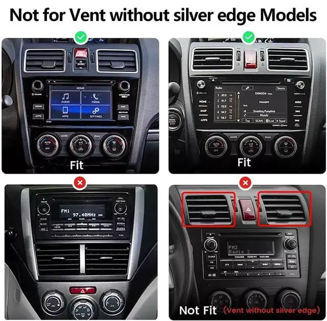 Alt view image 2 of 6 - Android 13 Car Stereo Radio Compatible with Subaru Forester WRX Impreza STi Crosstrek 2016-2018 with Wireless CarPlay Android Auto 9" Screen, 2+64G, WiFi/Bluetooth/GPS/Backup Camera