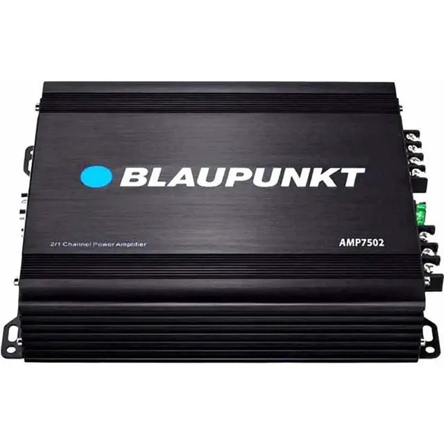 Alt view image 2 of 3 - AMP-7502PRO 750W 2-Channel Amplifier Class AB - Compact Slim Design, Full Range, Crossover, Gain Adjustable
