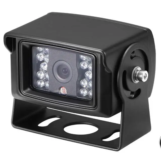 Alt view image 2 of 6 - 7" 1080P AHD Wired Reverse Rear View Backup Camera System, Waterproof Rearview Reverse Camera 130 Degree Wide Angle Night Vision 4 PIN Cam System for Tractor/Truck/Excavator/Caravan/Skid Steer/RV